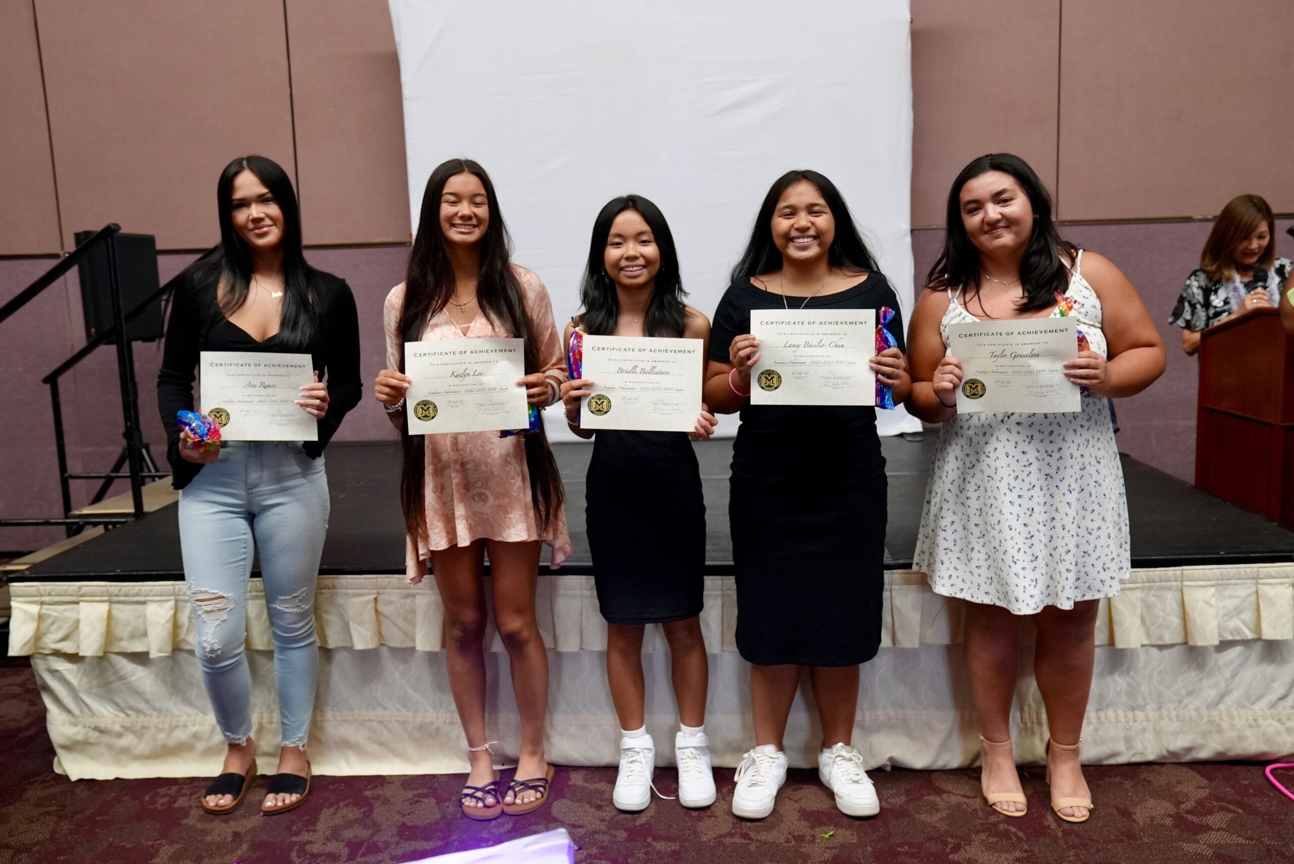 Awards Ceremony Mililani Volleyball Club